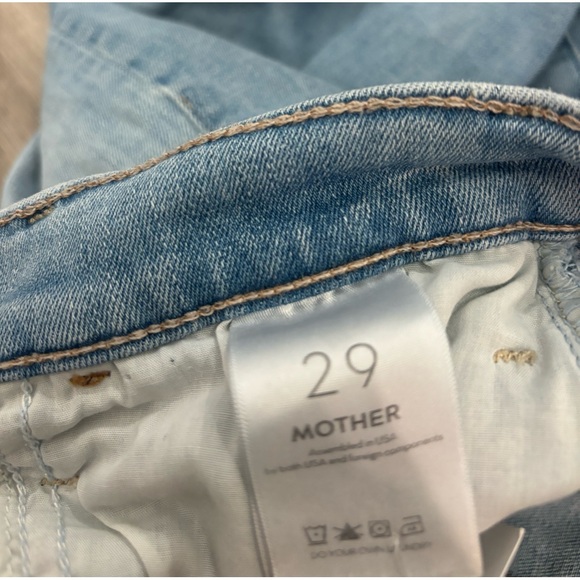 MOTHER jeans The Hustler Ankle Fray in Crossroads size 29 - Picture 3 of 7